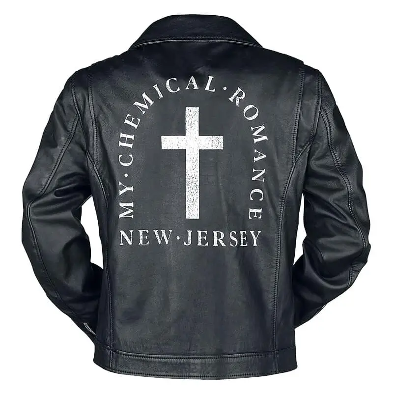 My Chemical Romance NJ Black Cross Jacket