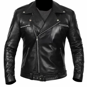 Darins Black Leather Jacket