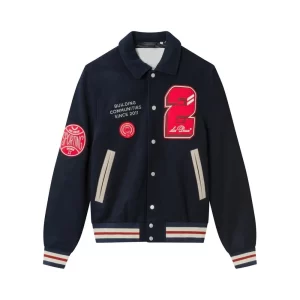 Wool Blend Varsity Jacket