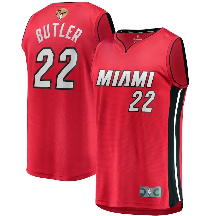 Men's Fanatics Branded Jimmy Butler Red Miami Heat 2023