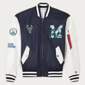 Milwaukee Bucks Duffle Varsity Jacket