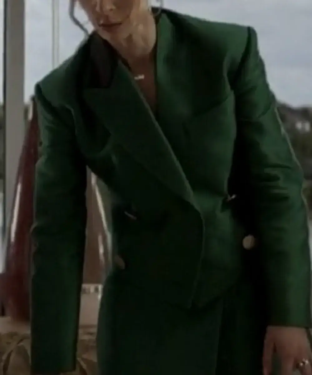 Ted Lasso S03 Green Breasted Blazer