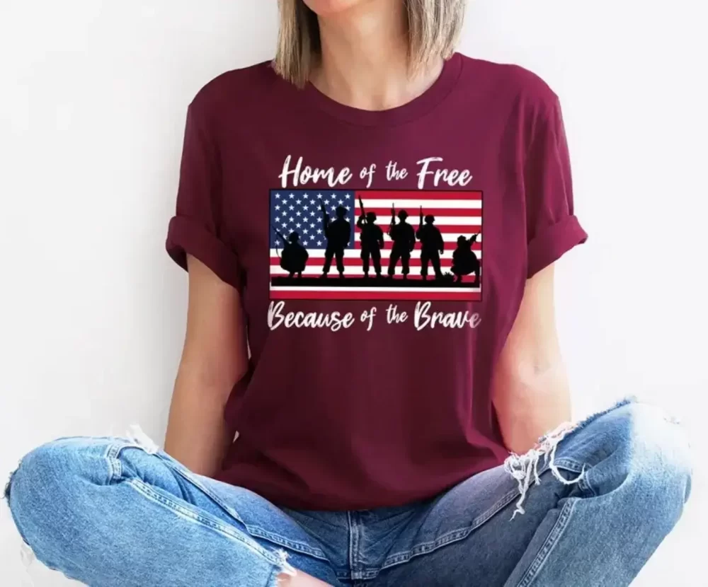 USA Vneck Shirts