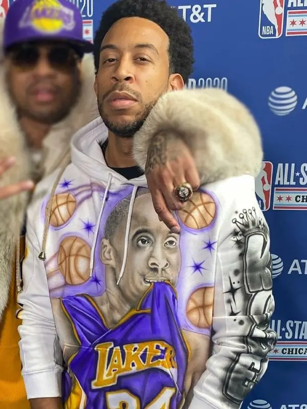 Ludacris Lakers Kobe Bryant Tribute Printed Hoodie
