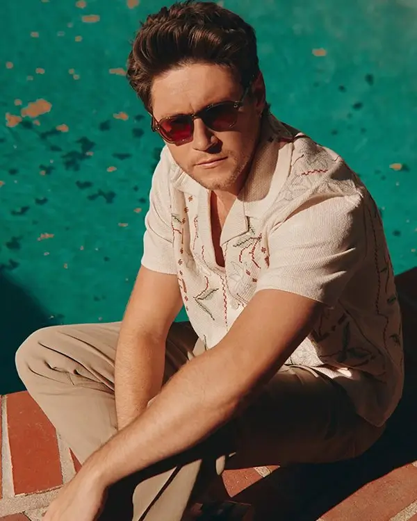 Niall Horan Floral cotton shirt