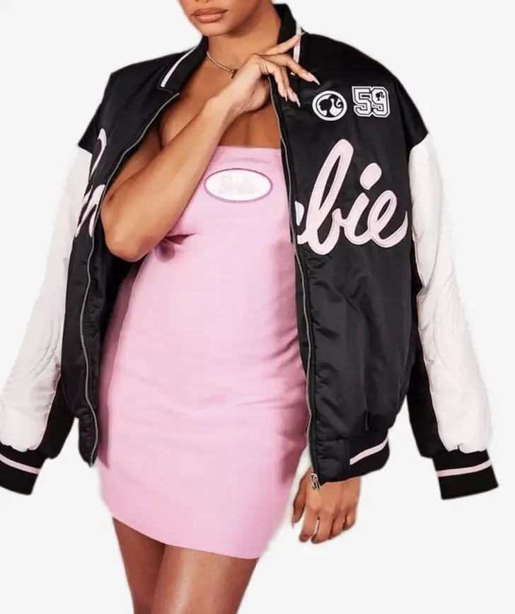 Women's Barbie Printed Bomber Jacket