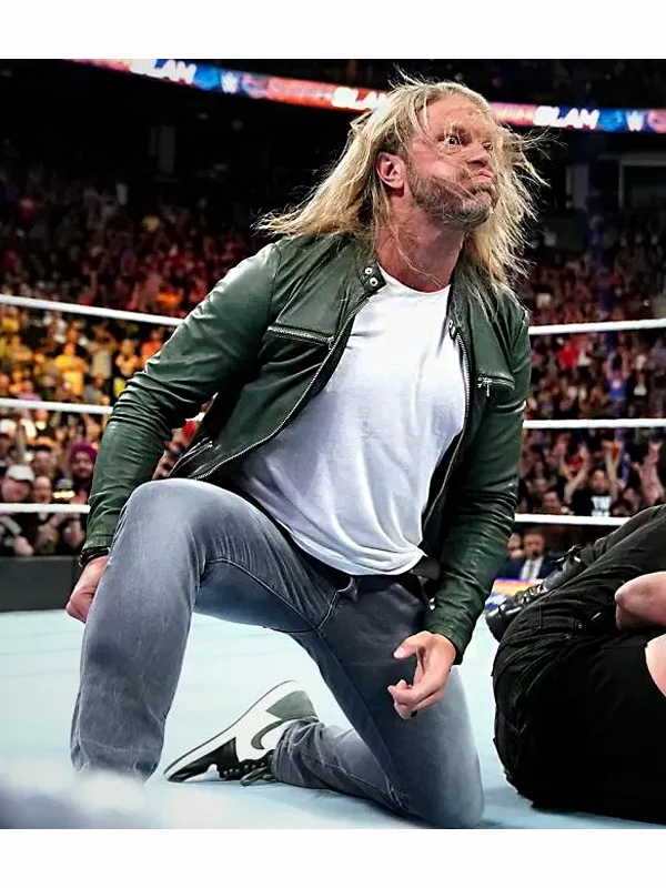 WWE Rated R Superstar Edge Green Jacket