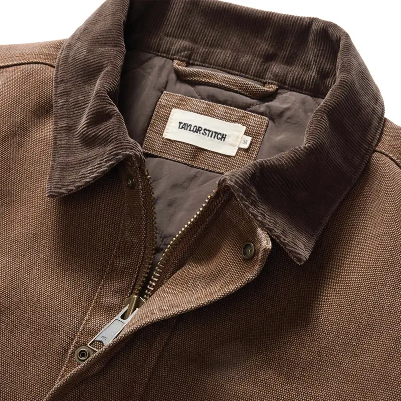 AGED PENNY CHIPPED CANVAS JACKET