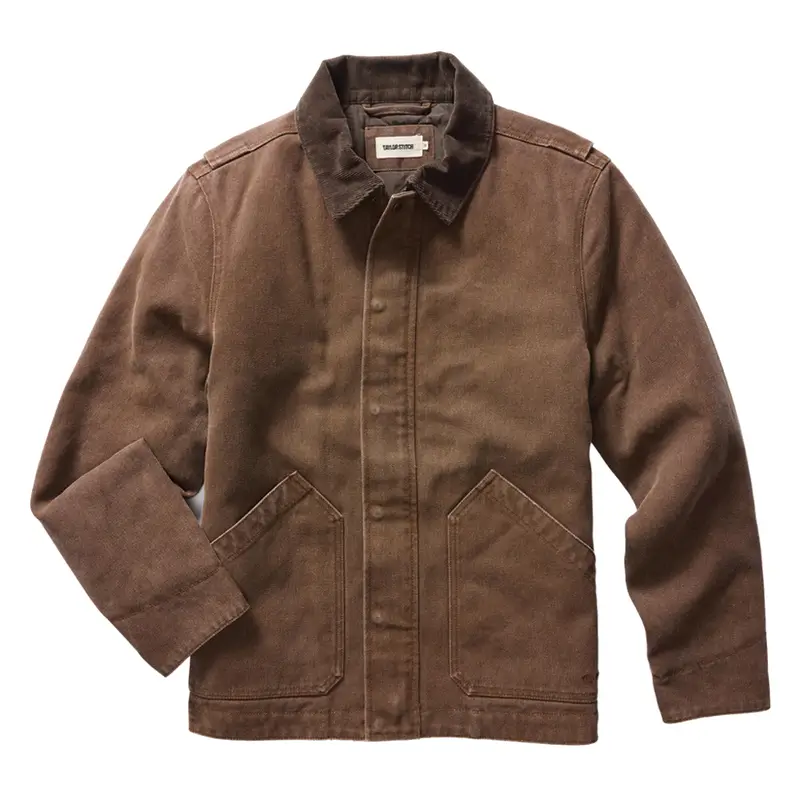 WORKHORSE JACKET AGED PENNY CHIPPED CANVAS